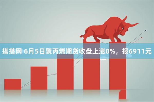 搭搭网 6月5日聚丙烯期货收盘上涨0%，报6911元