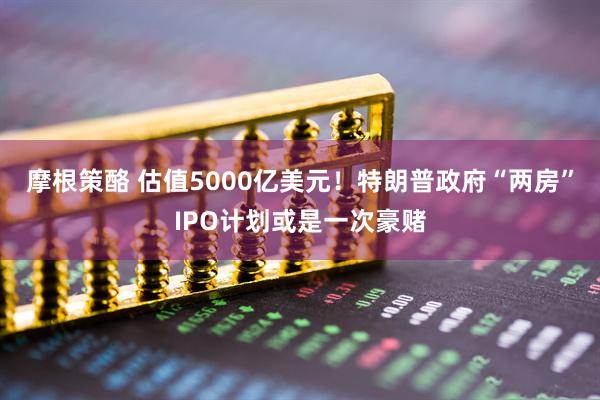 摩根策酪 估值5000亿美元！特朗普政府“两房”IPO计划或是一次豪赌